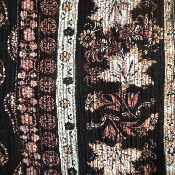 SO Goods for Life Bodycon Maxi Ruffled Dress size M Ditsy Flower smocked bust - Picture 6 of 10